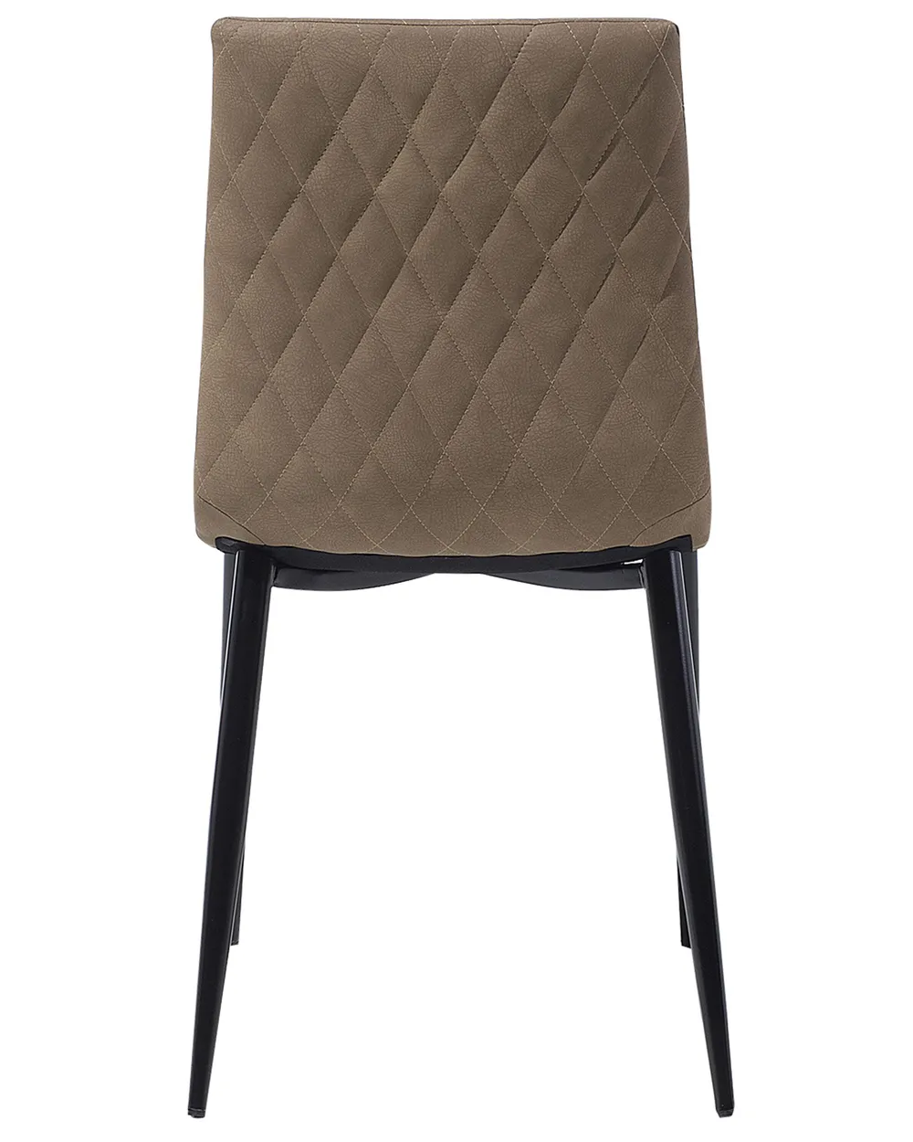 Set di 2 sedie da pranzo MONTANA Pelle sintetica Marrone chiaro_693020