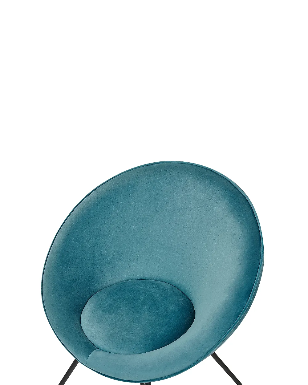 Chaise de salle à manger FLOBY II Velours Bleu clair_1168256