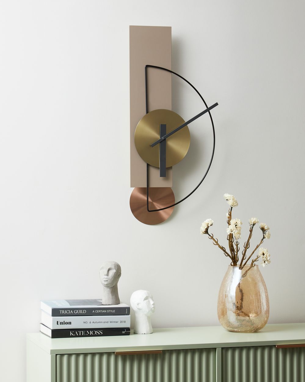 Vægur CEVINS 31 cm Metal Beige