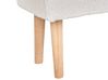 Boucle Footstool White TAKOMA_850198