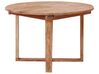 Rozkládací stůl z akátového dřeva 116/156 x 116 cm světlé dřevo LEXINGTON_923733