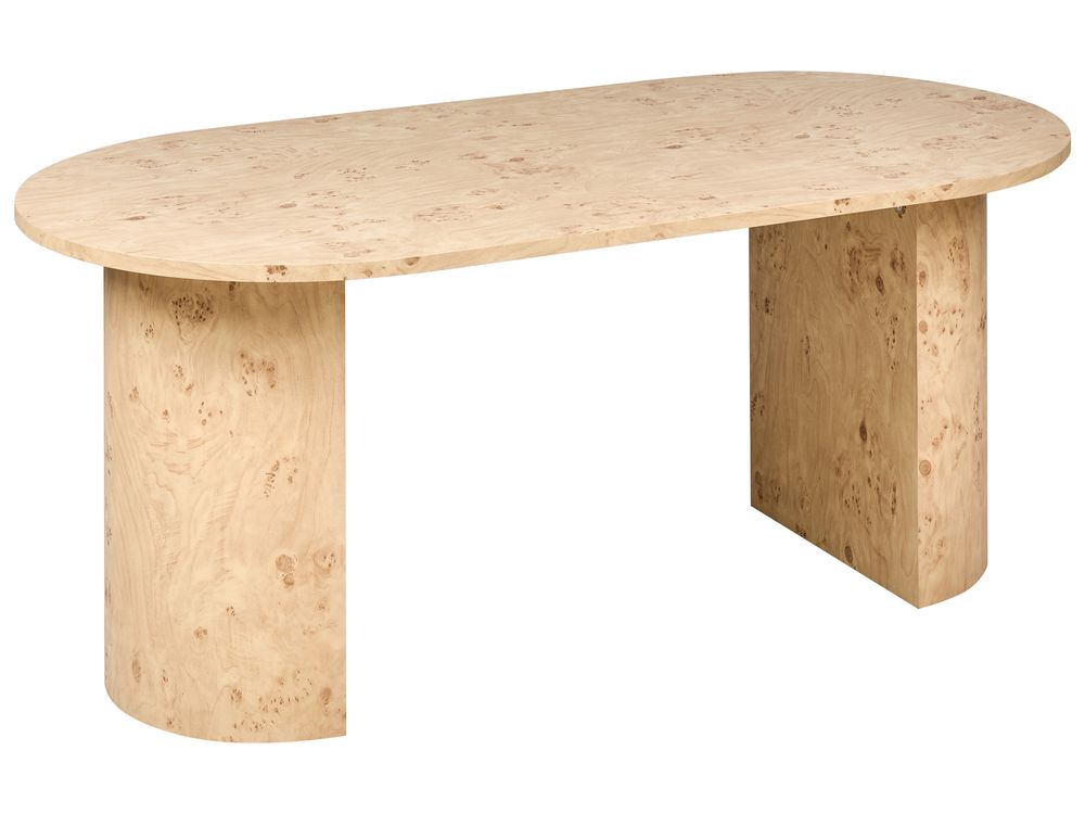 Esstisch ASBURY Wurzelholz Optik 180 cm 90 cm