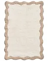 Bath Mat NANGAL Brown/ Beige 60 x 90 cm Cotton