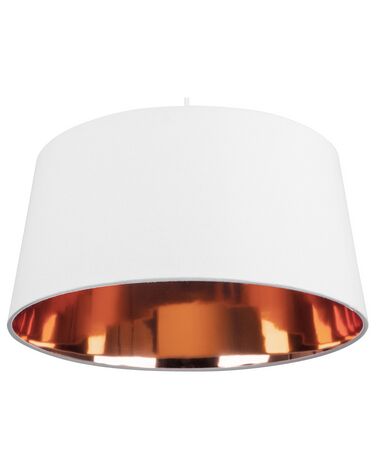 Pendant Lamp White with Copper KALLAR