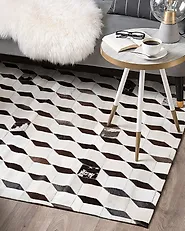 Tappeto ALPKOY Bianco 140 x 200 cm Pelle naturale_1182295