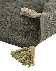 Kids Rug KODINHI  Dark Green ø 120 cm Cotton_1155127