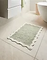 Bath Mat NANGAL Green 60 x 90 cm Cotton