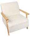 Fauteuil bouclé lichtbeige LESJA_926367