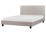 Bed Fabric LA ROCHELLE 160 x 200 cm (EU King Size) Light Grey_904485
