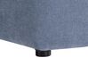 Fabric Footstool Blue KANSAS _924395