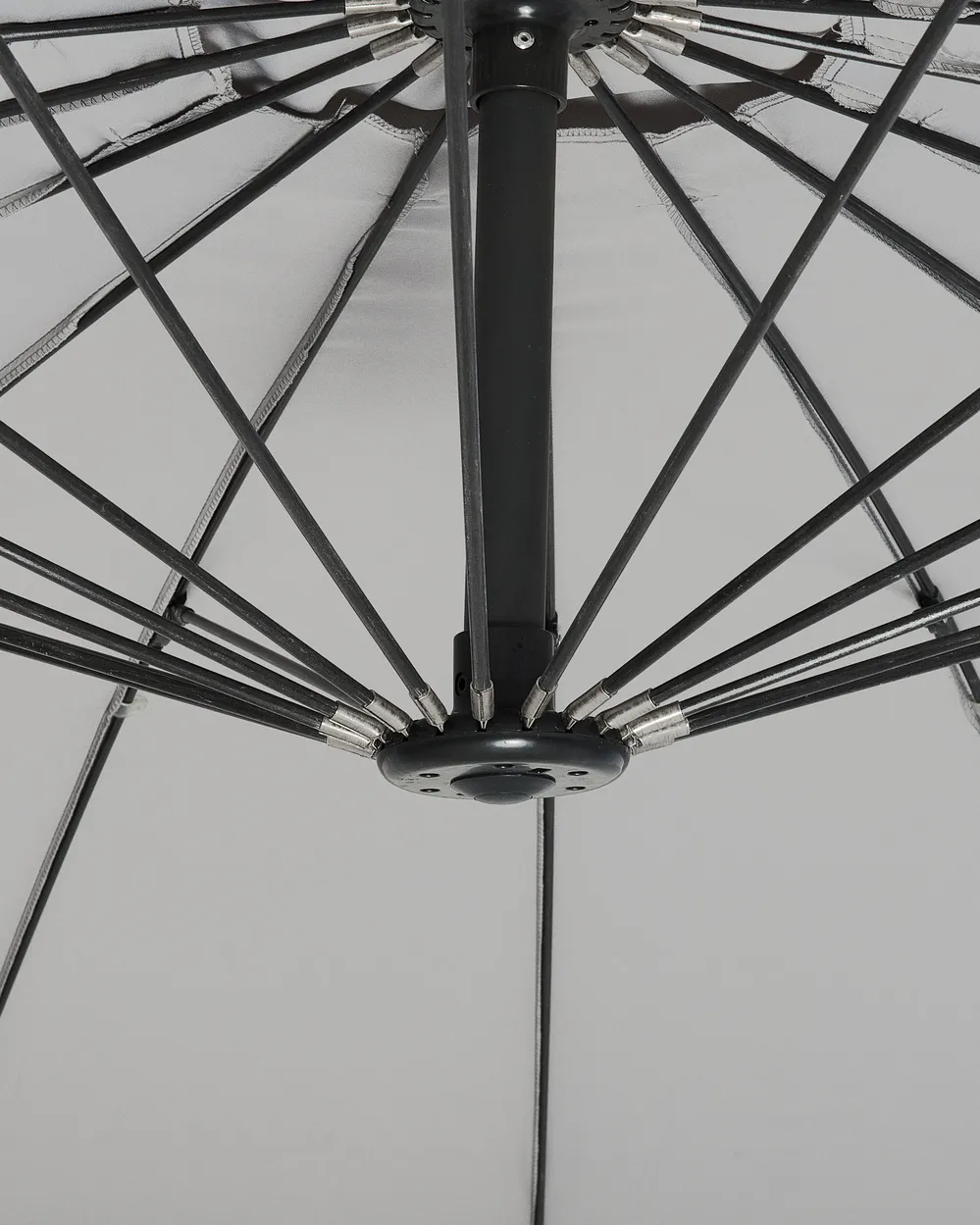 Parasol ogrodowy na wysięgniku 268 cm CALABRIA II Jasnoszary_738516