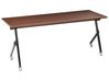 Foldable Office Desk BENDI 180 cm 60 cm Dark Brown