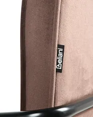 Desk Chair PAWNEE Velvet Brown_1057405