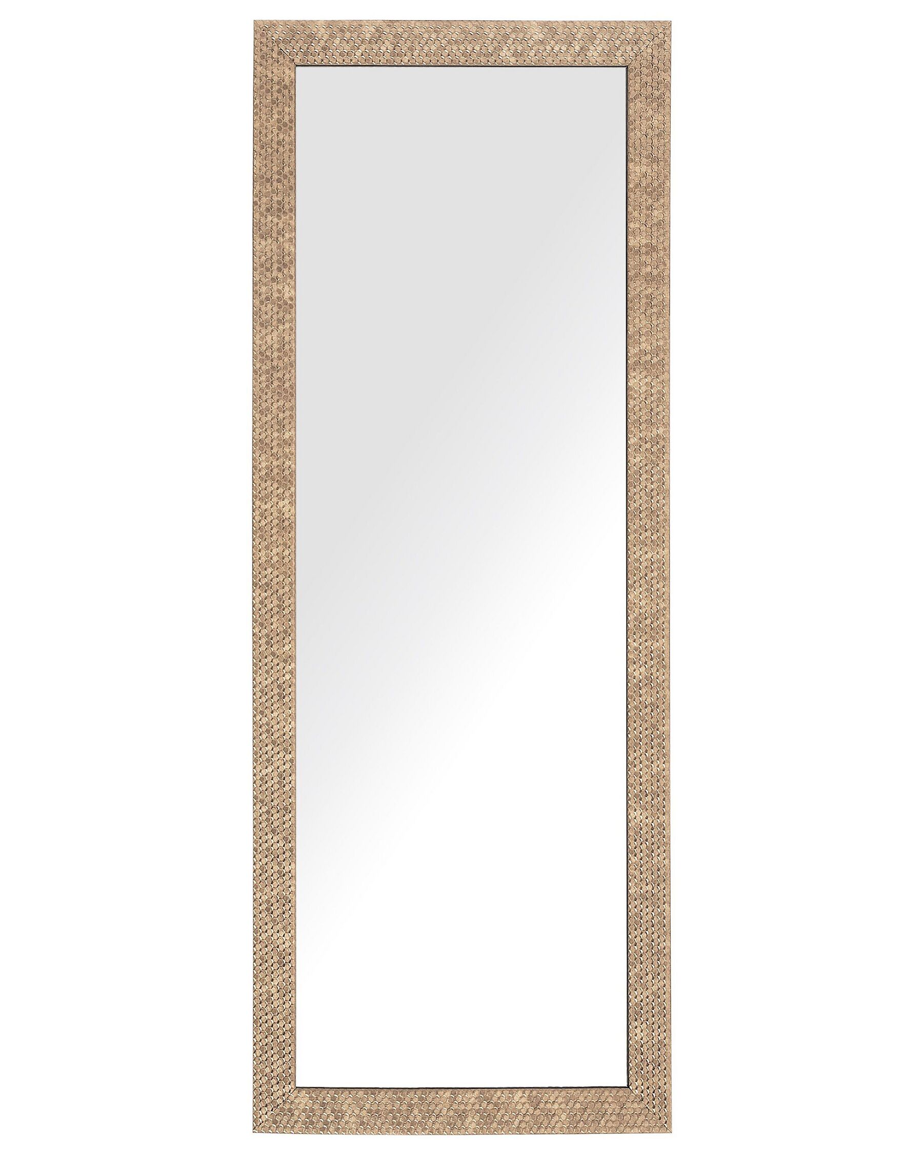 Nástěnné zrcadlo AJACCIO 50 x 130 cm mosaz_749510