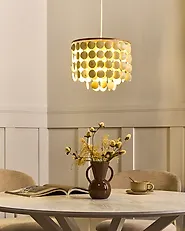 Ljuskrona PARANGI Kokosnötskal Ljusbeige_1184813
