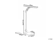 LED Desk Lamp SERPENS with Dimmer Silver_1019262