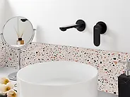 Bateria umywalkowa podtynkowa GUATAVIA Mosiądz Czarny_1184786
