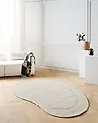 Rug MASSO Light Beige 160 x 230 cm Viscose