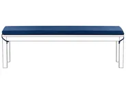 Bench Seat Pad Cushion TUSCANIA 157 x 34 cm Blue_1133381