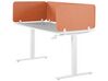 Séparateur de bureau orange 72 x 40 cm WALLY_853074