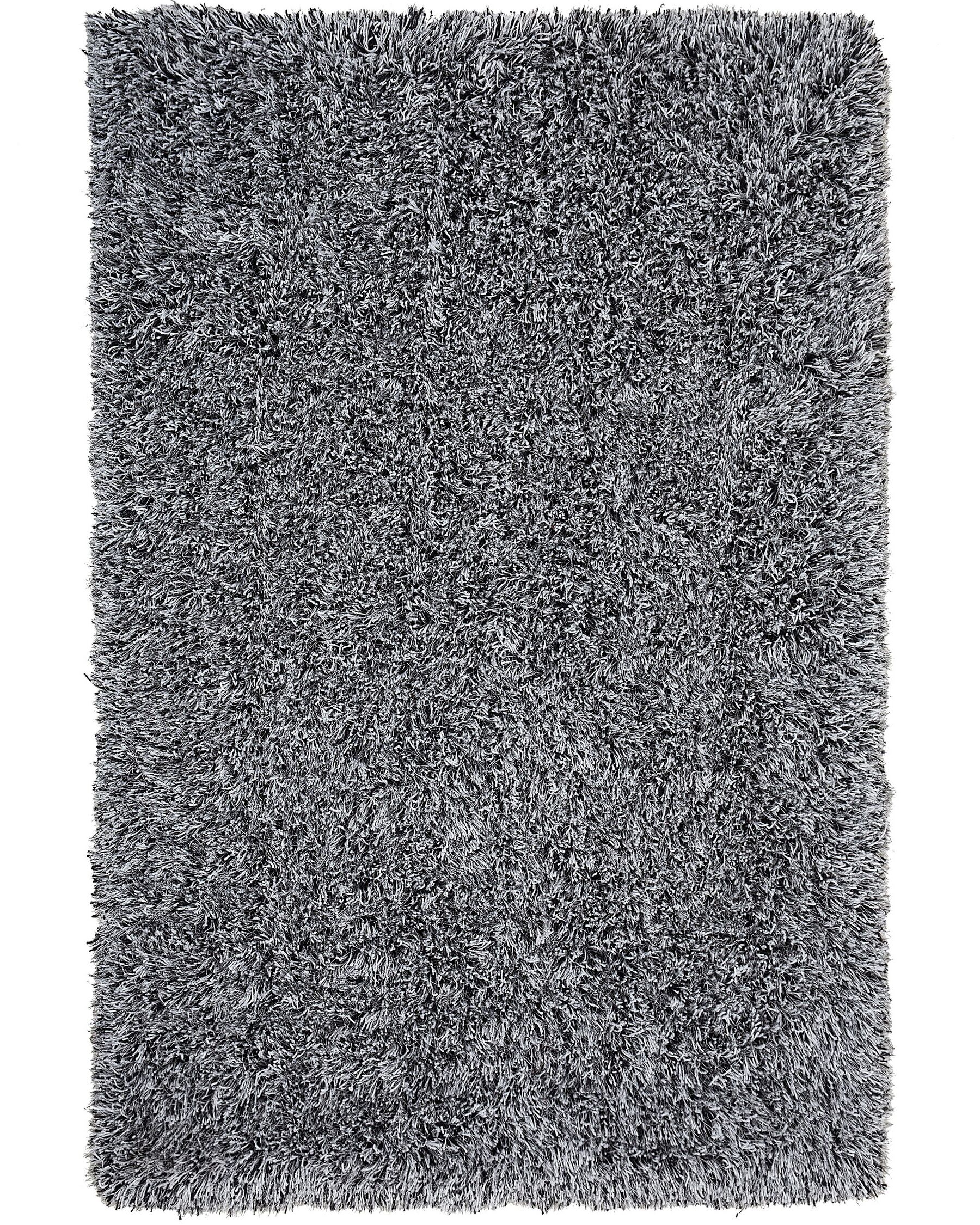 Koberec Shaggy 140 x 200 cm melanž černo-bílý CIDE_746805