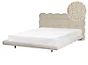Cama Bouclé SOULISSE 160 x 200 cm Beige