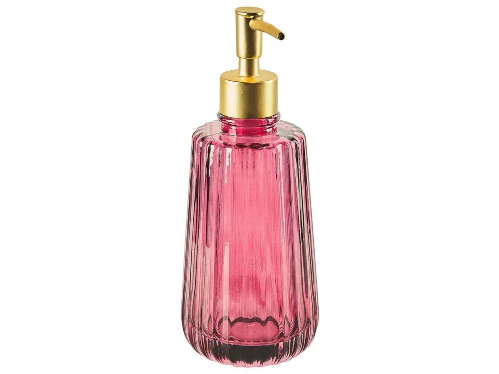 Set da 4 accessori per il bagno CARDENA Vetro Rosa_825307