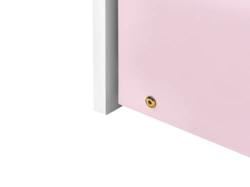 Trundle Bed Pine Wood EDERN 90 x 200 cm (EU Single) Pink_980367