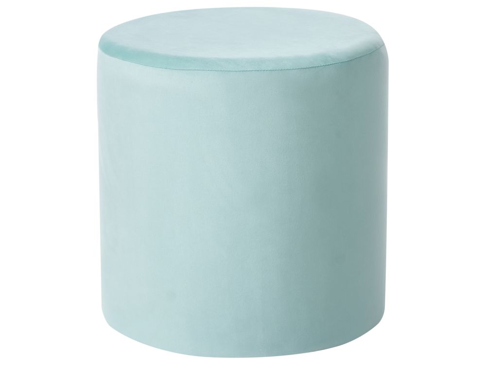 Pouf LOVETT Velluto Verde menta