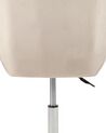 Bureaustoel fluweel beige LABELLE_934231