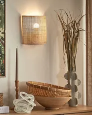 Wall Lamp CARIO Rattan Natural_837138