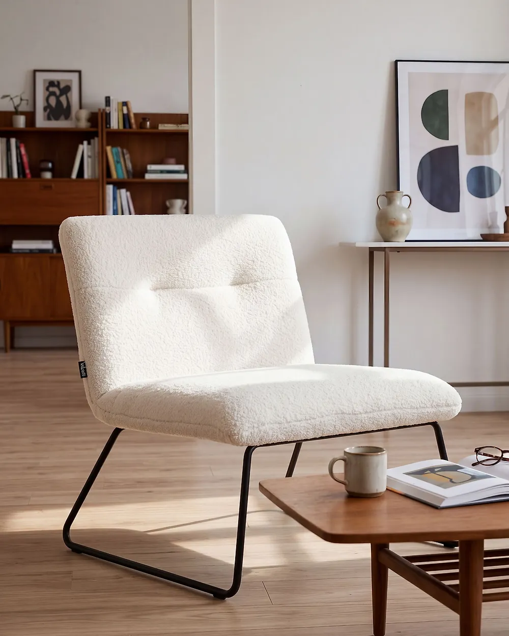 Armchair COTULLA Boucle White_1174660