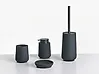 4-Piece Bathroom Accessories Set SUCHES Black