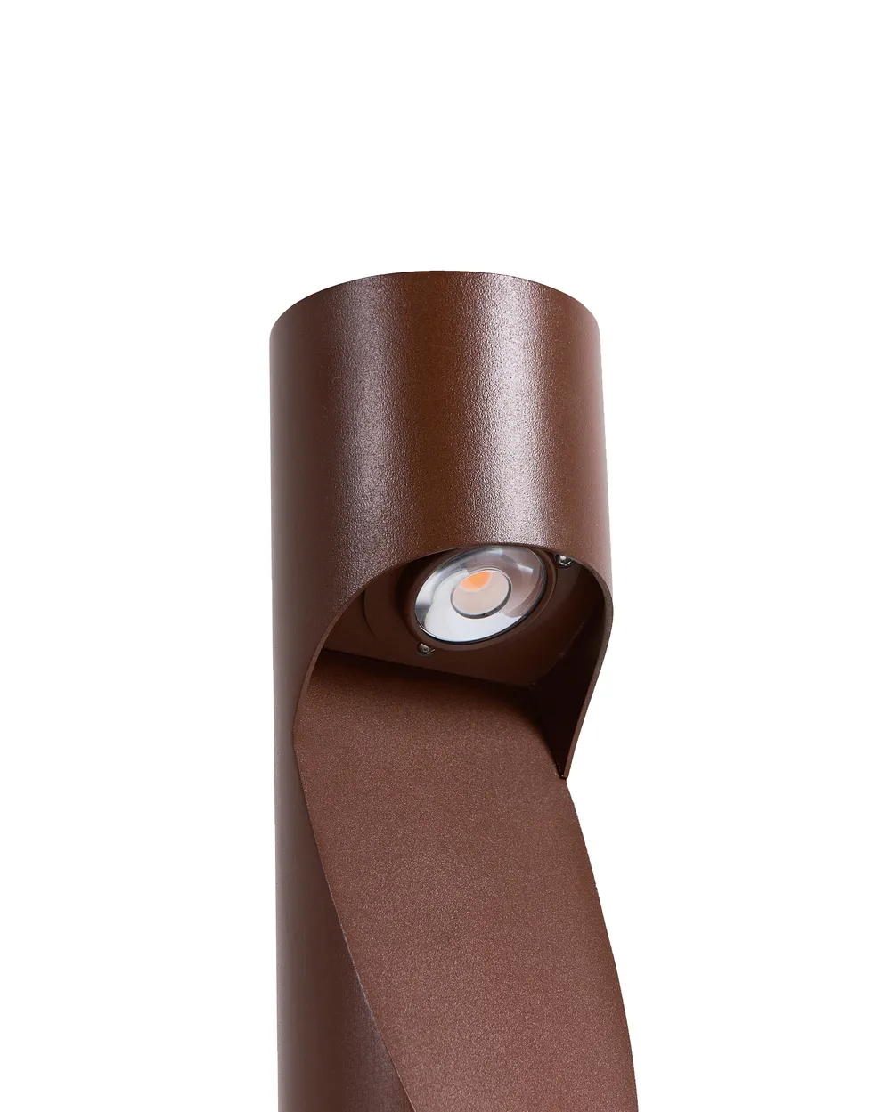 Outdoor LED Bollard Lamp CAROI Brown_1105402