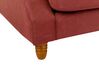 3 Seater Fabric Sofa Red EIKE_918836