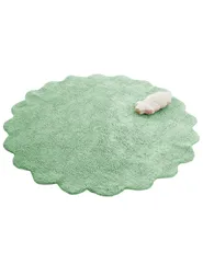 Tappeto per bambini ANEGUNDI  Verde ø 120 cm Cotone con cuscino_1135029