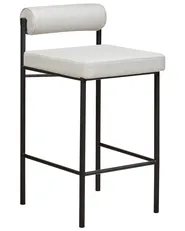 Set di 2 sedie alte AMAYA Grigio chiaro_885348