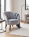 Armchair DALA Velvet Light Grey