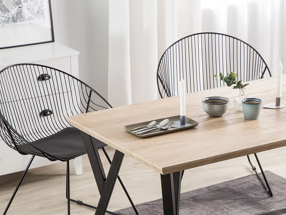 Dining Table BRAVO Light Brown 140 cm 80 cm_750514
