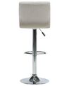 Set of 2 Adjustable Bar Stools Beige ORLANDO_685415