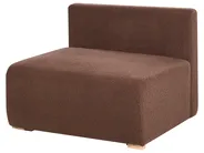 1-Seat Section NERBO Boucle Brown_1034281