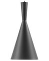 Metal Pendant Lamp Black TAGUS_688355