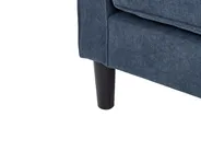 Sofa 3 Seater AVESTA with Ottoman Fabric Dark Blue_981120