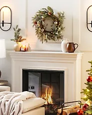 Couronne de Noël HOVILA 45 cm Doré_1179006