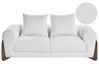Sofa dla 2 osób VINLIDEN Boucle Biały