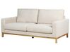 2-istuttava sohva vakosametti vaalea beige SIGGARD_920515