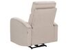 Velvet Electric Recliner Living Room Set Beige VERDAL_921693