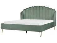 Bed Velvet AMBILLOU 180 x 200 cm (EU Super King) Green_902535