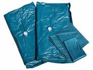 Waterbed Faux Leather ZEN 180 x 200 cm (EU Super King) Dark Ash Wood_21925