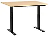 Biurko regulowane elektrycznie DESTINES 120 cm x 72 cm Czarny/ jasny brąz